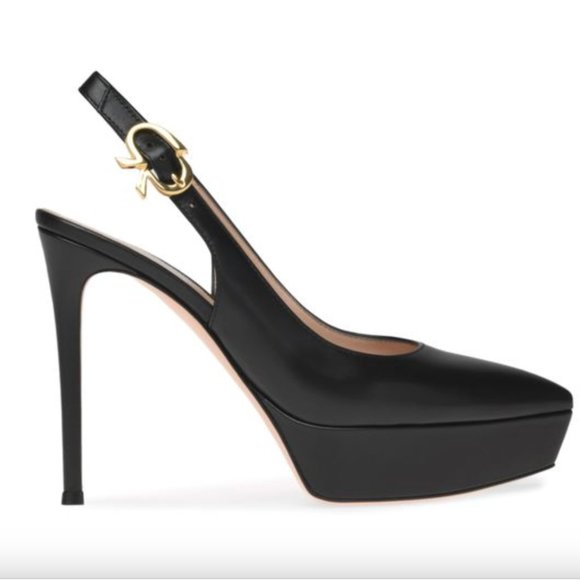 Gianvito Rossi  Dasha Sling Back Leather  Size : 41.5 Europe / 11.5 B NIB - Picture 1 of 8